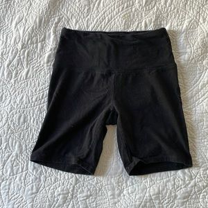 Black biker shorts